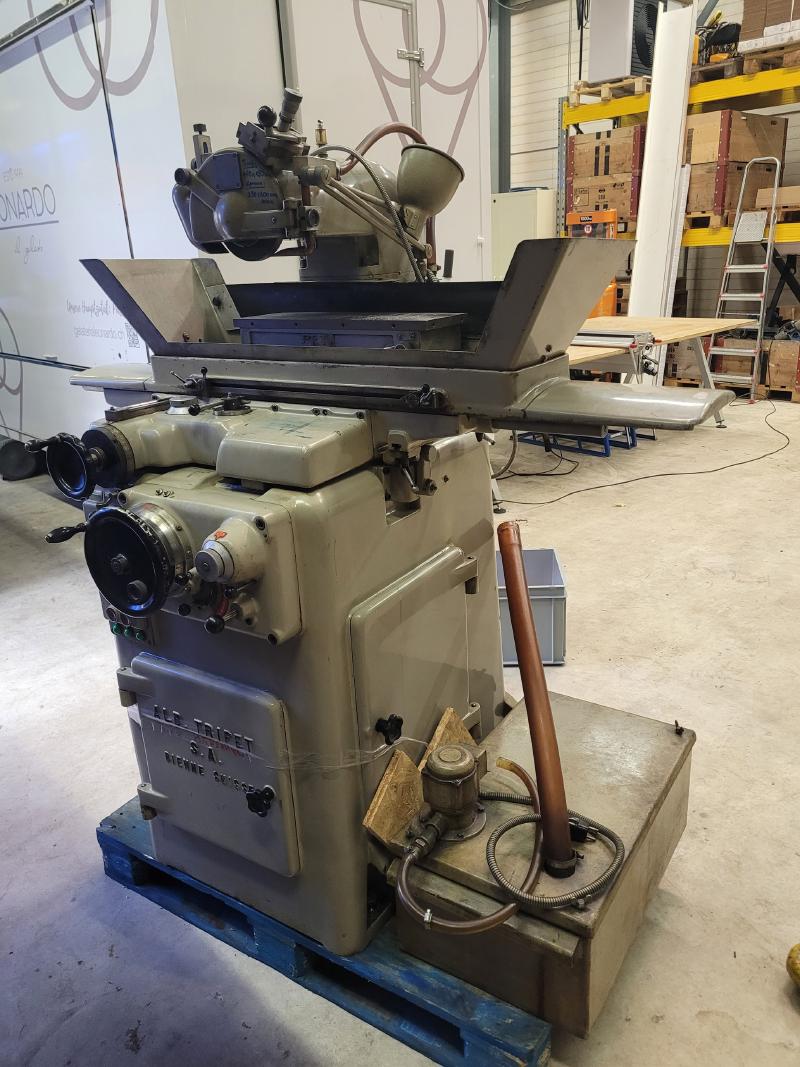 Tripet from the rear in its workshop spot