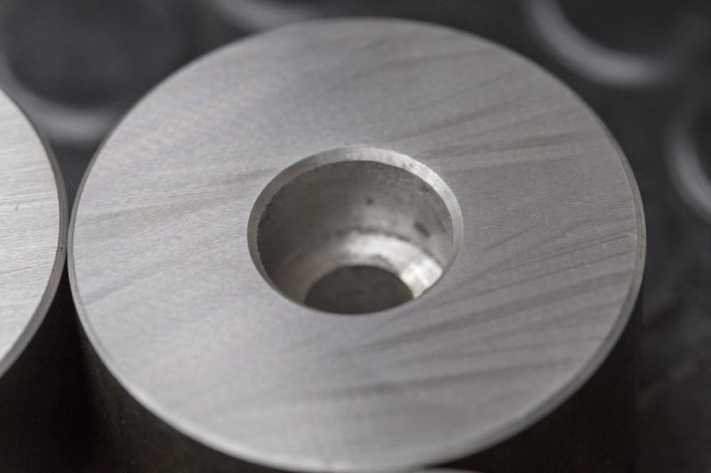 Surface finish after the second grind